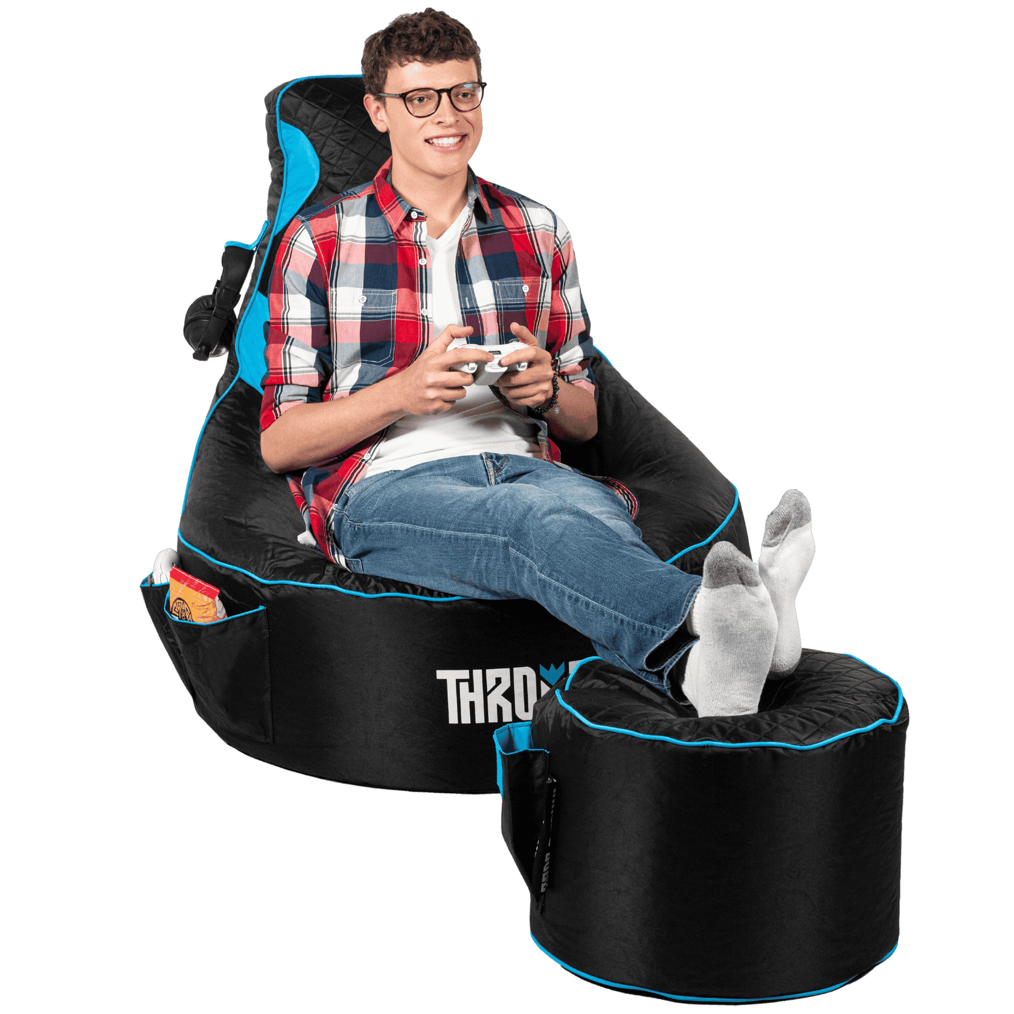 Gaming Bean Bag + Matching Footstool | FREE Delivery – Throne Boss ...